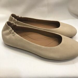 DANSKO Mollie Leather Ballet Flats Tan Size EU 37 Slip On Comfort Shoe